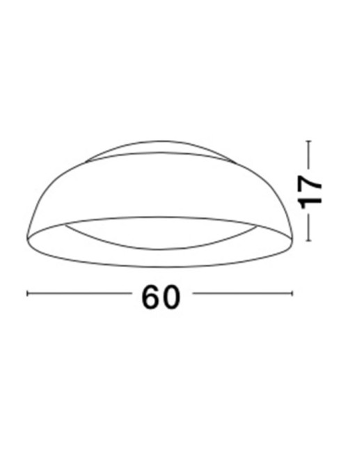 Griestu lampa London Ø60 LED