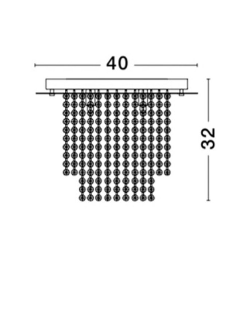 Chandelier Fontana Ø40 LED