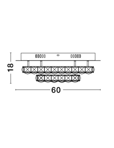 Люстра Quentin Ø60 LED