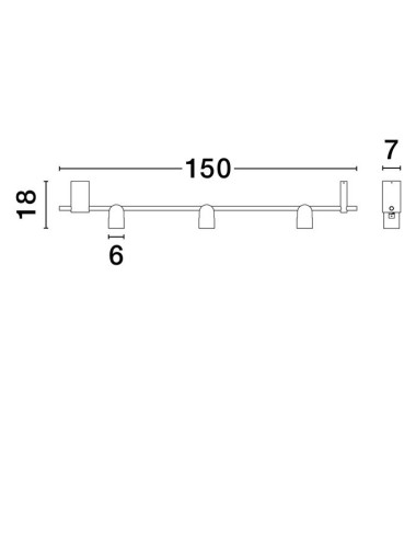 Griestu lampa Sirmos LED 9088132 | Nova Luce | TavaGaisma.lv