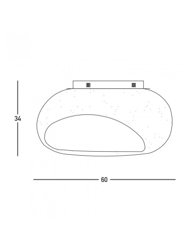 Griestu lampa 23340