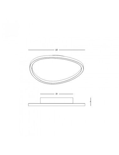 Griestu lampa 23207 Ø40 LED