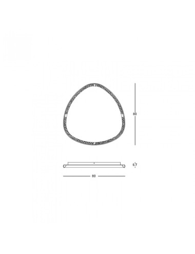 Griestu lampa 23091 Ø80 LED | Zambelis | TavaGaisma.lv