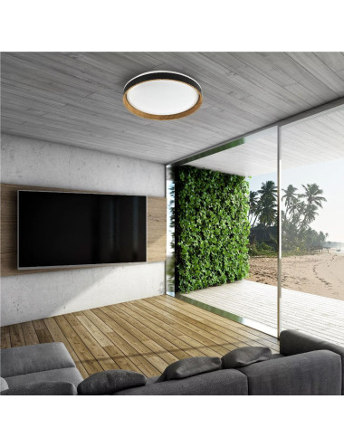 Ceiling lamp Bois Ø39 LED CL2204003-390MBWT | Zuma Line | TavaGaisma.lv/en