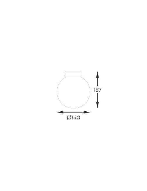 Griestu lampa Arcturus Ø14