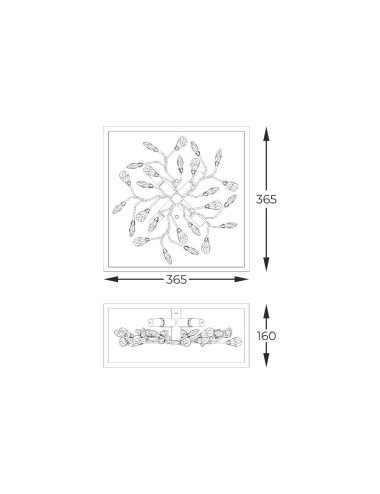 Ceiling lamp Spring C0578-04A-B5V7 | Zuma Line | TavaGaisma.lv/en