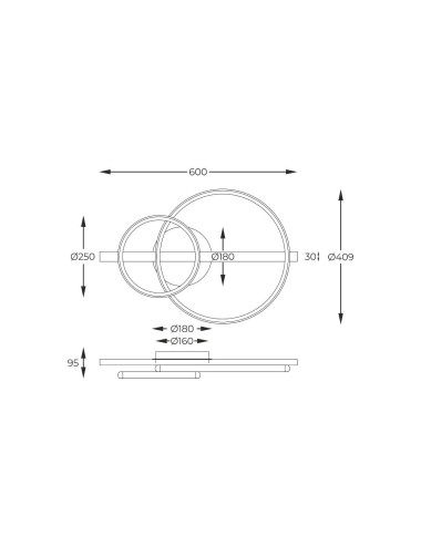 Ceiling lamp Almeria LED