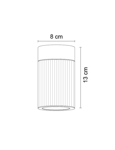 Griestu lampa Aria Ø8 1231 | Zuma Line | TavaGaisma.lv