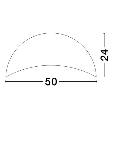 Griestu lampa Opsi Ø50