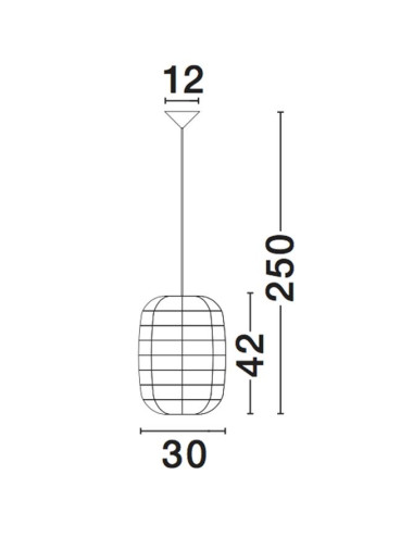 Piekaramā lampa Melody Ø30 9586766 | Nova Luce | TavaGaisma.lv