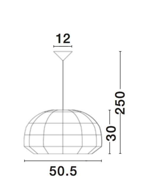 Pendant lamp Melody Ø50