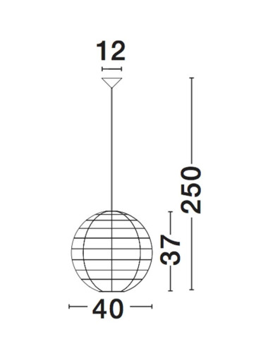 Piekaramā lampa Melody Ø40 9581501 | Nova Luce | TavaGaisma.lv