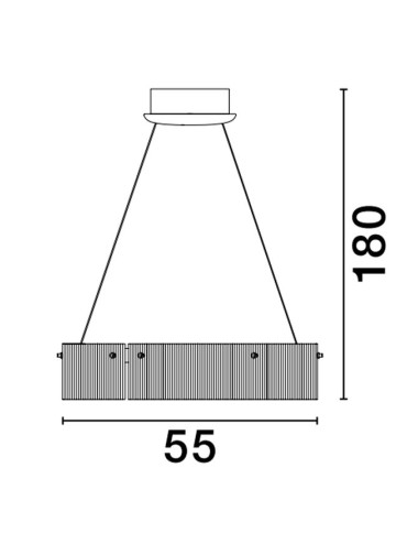 Lustra Pauline Ø55 LED 9695261 | Nova Luce | TavaGaisma.lv