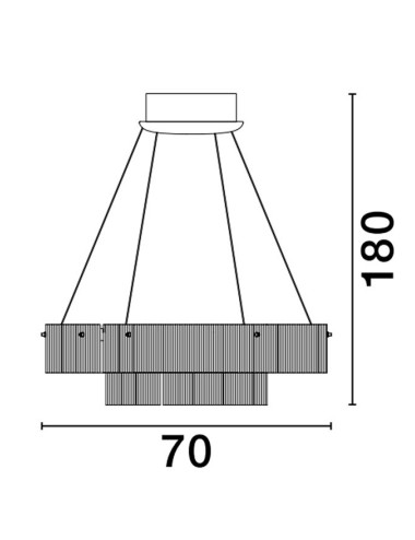 Chandelier Pauline Ø70 LED