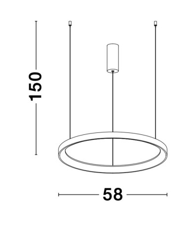 Подвесная лампа Pertino Ø58 LED