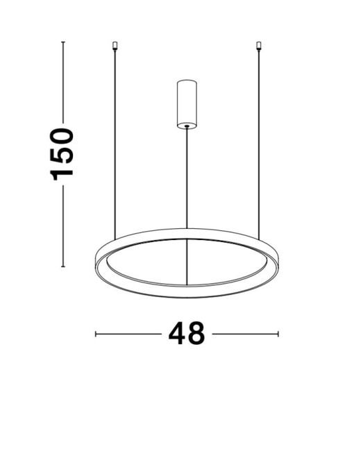 Piekaramā lampa Pertino Ø48 LED