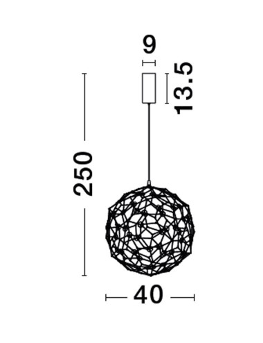 Pendant lamp Sole Ø40 LED