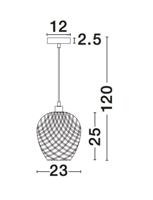 Ripplamp Scarlet Ø23