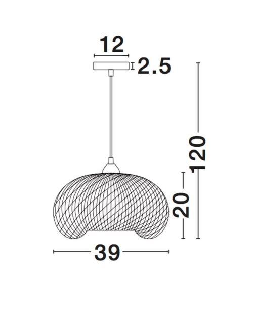 Ripplamp Scarlet Ø39