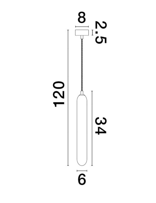 Ripplamp Gustave Ø6