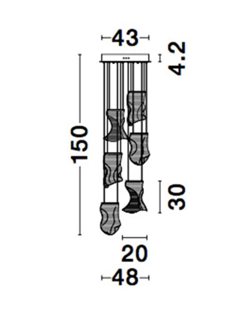 Ripplamp Siderno Ø48 LED