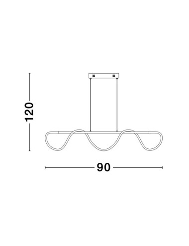 Ripplamp Triac LED 9548103 | Nova Luce | TavaGaisma.lv/et