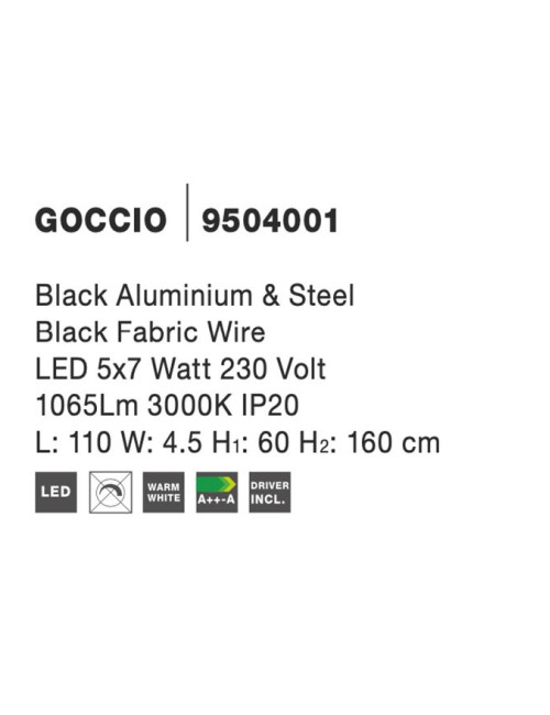 Ripplamp Goccio LED