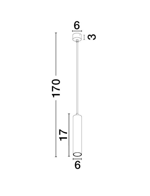 Pendant lamp Marupe Ø6