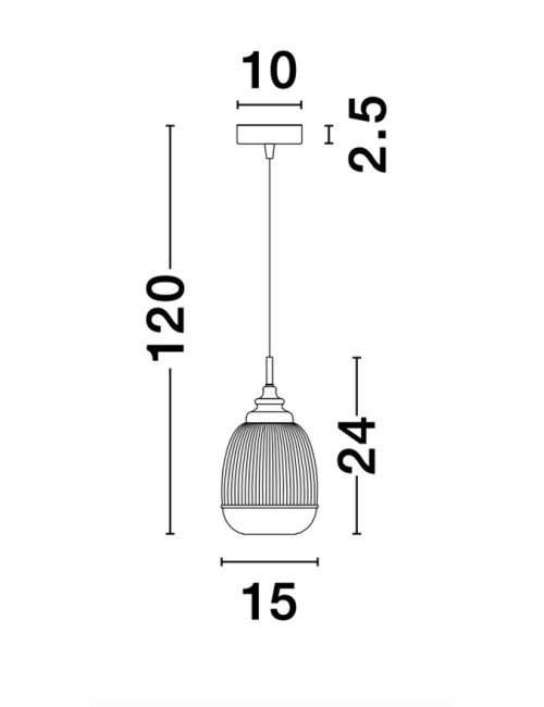 Ripplamp Mond Ø15