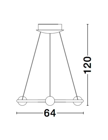 Piekaramā lampa Celia Ø64 LED 9820601 | Nova Luce | TavaGaisma.lv