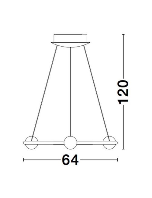 Piekaramā lampa Celia Ø64 LED